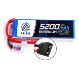 BATERIA LIPO 11.1V 3S 5200MAH 50C / 100C COM PLUG TRAXXAS LEÃO LB5200LP3 TRAX